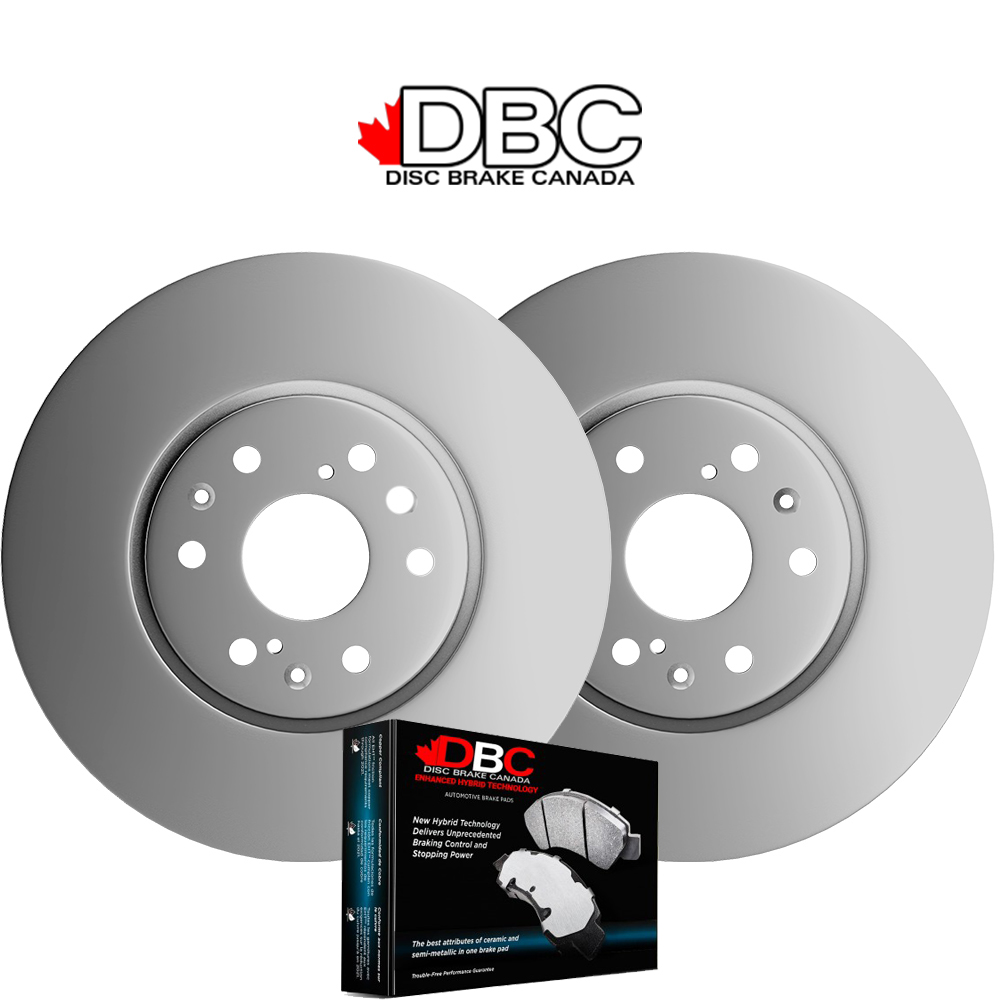 Front Premium Stainless Koted Rotors and Premium Ceramic Brake Pads w/ HW Kit STST-60003015-R