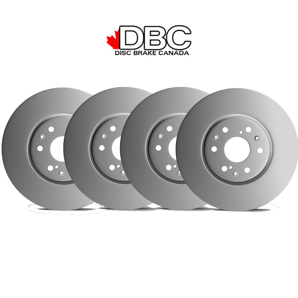 Front and Rear Premium EVO GEOMET Koted Rotors -  STST-12161053-K